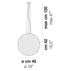 Rina Suspension lamp | ProfessioneLuce