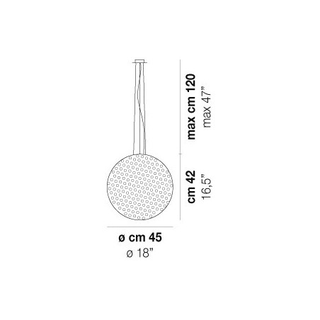 Rina Suspension lamp | ProfessioneLuce