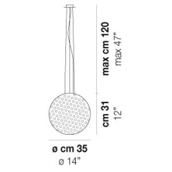 Rina Suspension lamp | ProfessioneLuce