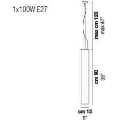 Vistosi Tubes Lampada a sospensione