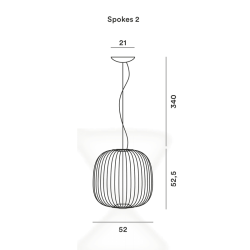 Foscarini Spokes 2 Lampada a Sospensione