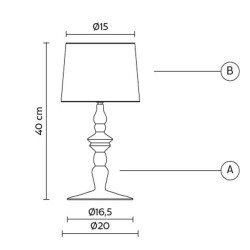 Alì e Babà Table lamp
