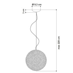 Matassa Suspension lamp