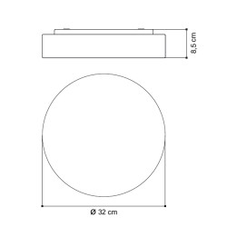 Musa 40 Wall/Ceiling lamp