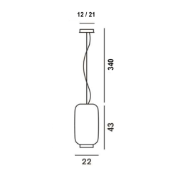 Foscarini Chouchin 2 Reverse Lampada a Sospensione