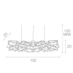 Terzani Etoile 130 Lampada a Sospensione