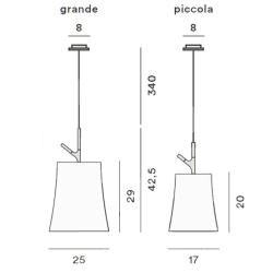 Birdie Suspension lamp