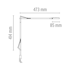 Flos Kelvin Edge con morsetto