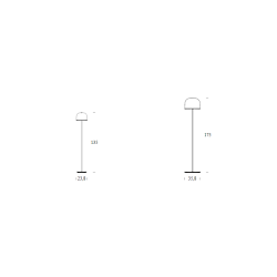 Fontana Arte Equatore Lampada da Terra