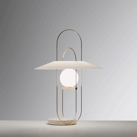 Fontana Arte Setareh Glass Lampada da Tavolo