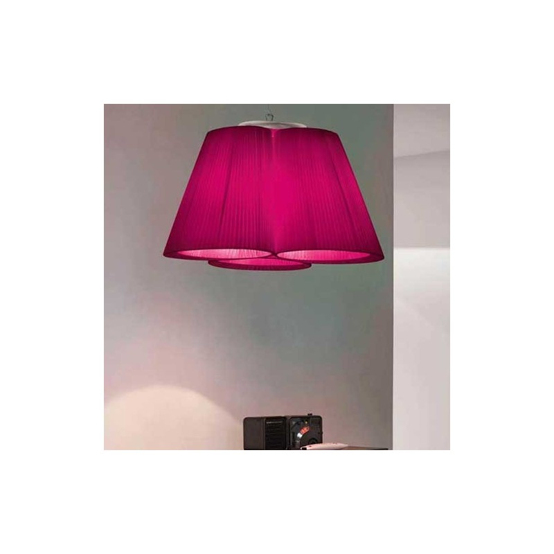 Modoluce Florinda 3 Plissè Ribbon Lampada a Sospensione Modoluce Florinda 3 Plissè Ribbon Lampada a Sospensione