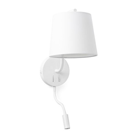 Faro Berni Lampada da Parete con Lettore Led