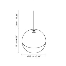 Flos String Light Testa a Sfera Lampada a Sospensione