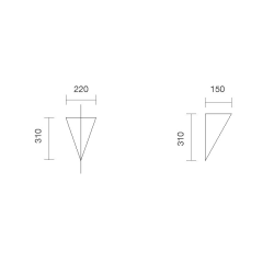 Belfiore 2396 Lampada da Parete