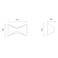 Belfiore 2388 Lampada da Parete