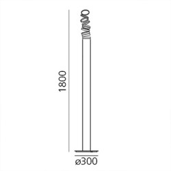 Artemide Decomposé Lampada da Terra