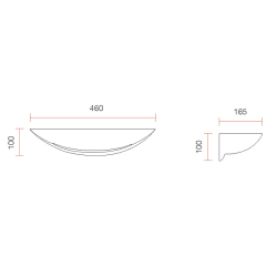 Belfiore 8411 Lampada da Parete