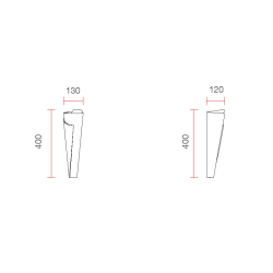 Belfiore 2602A Lampada da Parete