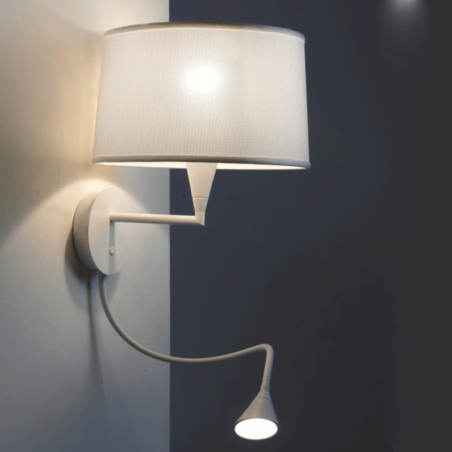 Egoluce Alba Lampada da Parete con Lettore Led
