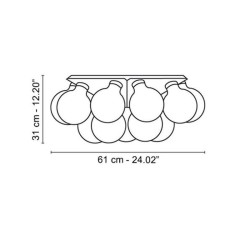 Flos Taraxacum 88 C/W Lampada da Parete/Soffitto