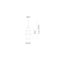 Falkland 85 Suspension lamp