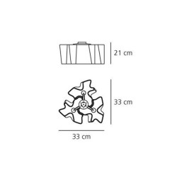 Logico Micro 3x120° ceiling lamp_C_Esclusa_Lampadina/e_NON_inclusa/e_Not_Included
