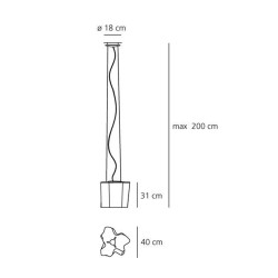 Logico suspension lamp- _C_Esclusa_Lampadina/e_NON_inclusa/e_Not_Included