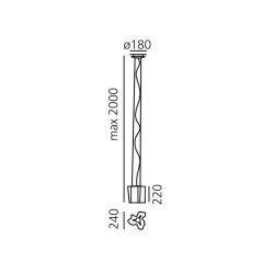 Logico mini suspension lamp_B_Esclusa_Lampadina/e_NON_inclusa/e_Not_Included