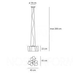 Logico Mini 3x120° suspension lamp_B_Esclusa_Lampadina/e_NON_inclusa/e_Not_Included