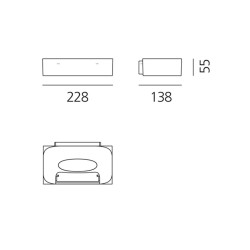 Artemide Melete LED Lampada da Parete