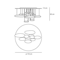 Artemide Mercury Led Lampada da Soffitto