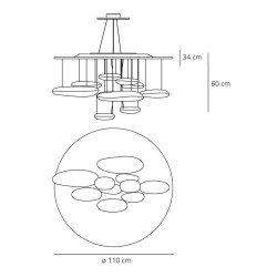 Artemide Mercury Led Lampada a Sospensione