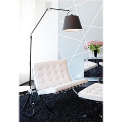 Tolomeo Mega Floor lamp, Black diffuser