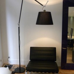 Tolomeo Mega Floor lamp, Black diffuser