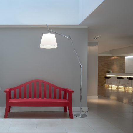 Artemide Tolomeo Mega LED Raso Lampada da Terra