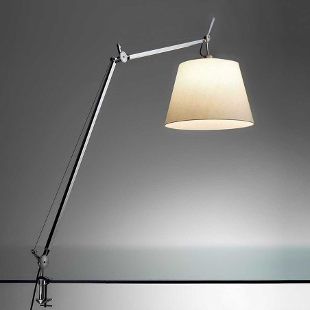 Artemide Tolomeo Mega LED Dimmer Pergamena Lampada da Tavolo