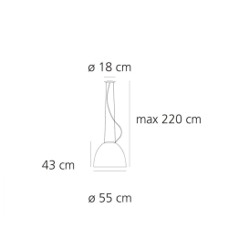 Artemide Nur Gloss Led Lampada a Sospensione