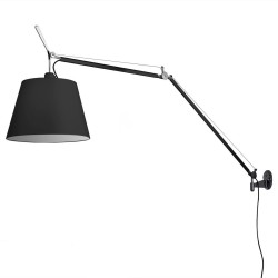 Tolomeo Mega Wall lamp Black with dimmer
