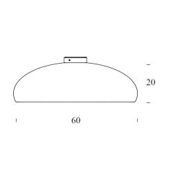 Fontana Arte Pangen Lampada da Soffitto