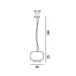 Foscarini Chouchin 3 Reverse Lampada a Sospensione