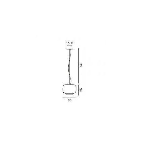 Foscarini Chouchin 3 Reverse Lampada a Sospensione