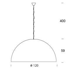 Avico outdoor suspension lamp