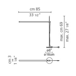 Artemide Talak Professional LED Lampada da Tavolo