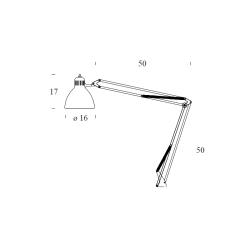 Naska 1 wall lamp