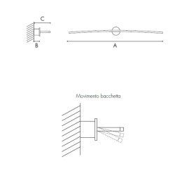 Albatros 50M Wall lamp | ProfessioneLuce