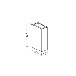 Borg Biemission Wall Lamp IP54 | ProfessioneLuce