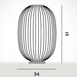 Foscarini Plass Media Lampada da Tavolo