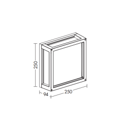 Discovery Outdoor Wall Lamp IP54 | ProfessioneLuce