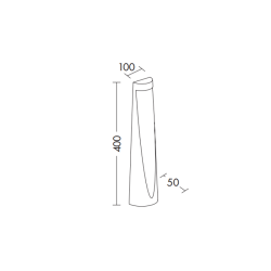 Eddie Outdoor Led Pole IP65 | ProfessioneLuce