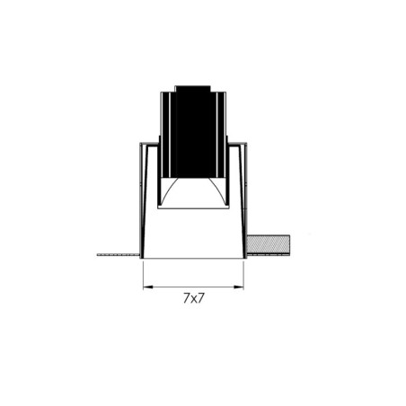Oty Light Bic B07 Faretto da Incasso per Cartongesso